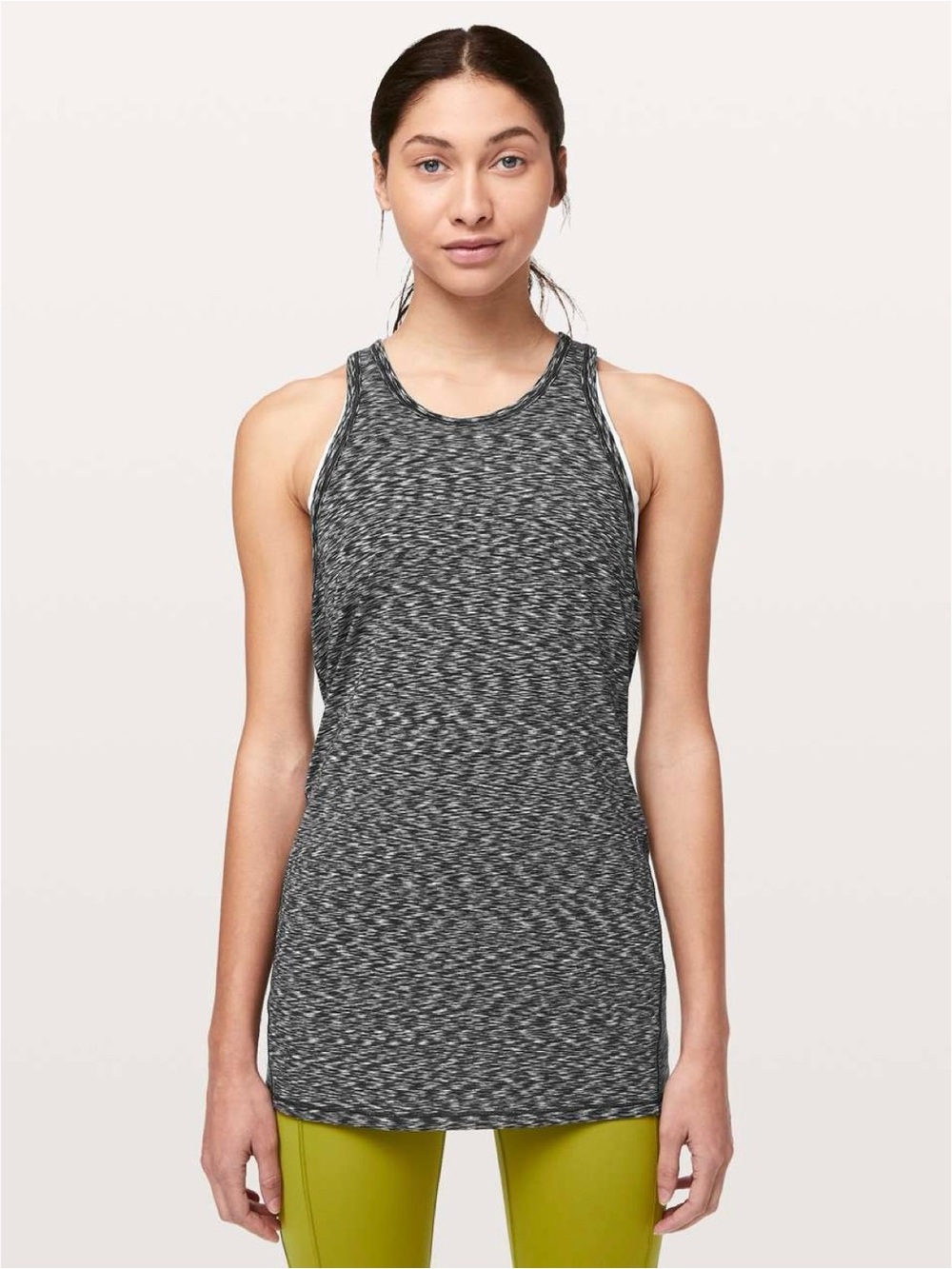 Lululemon “Goal Up” space dye knot-detail athletic tank top (size 4)